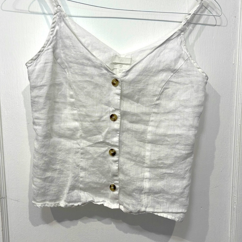Linen H&M top
